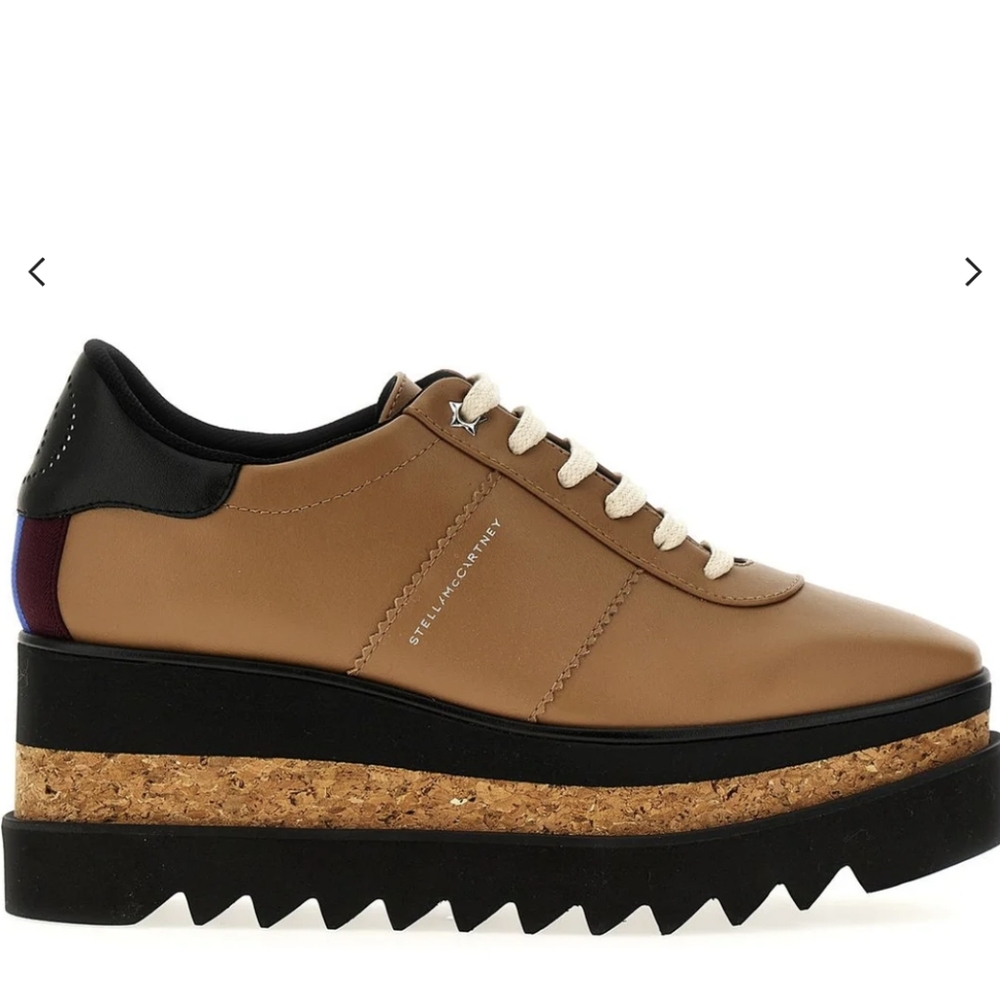 Stella McCartney Sneak-Elyse Square-Toe Sneakers